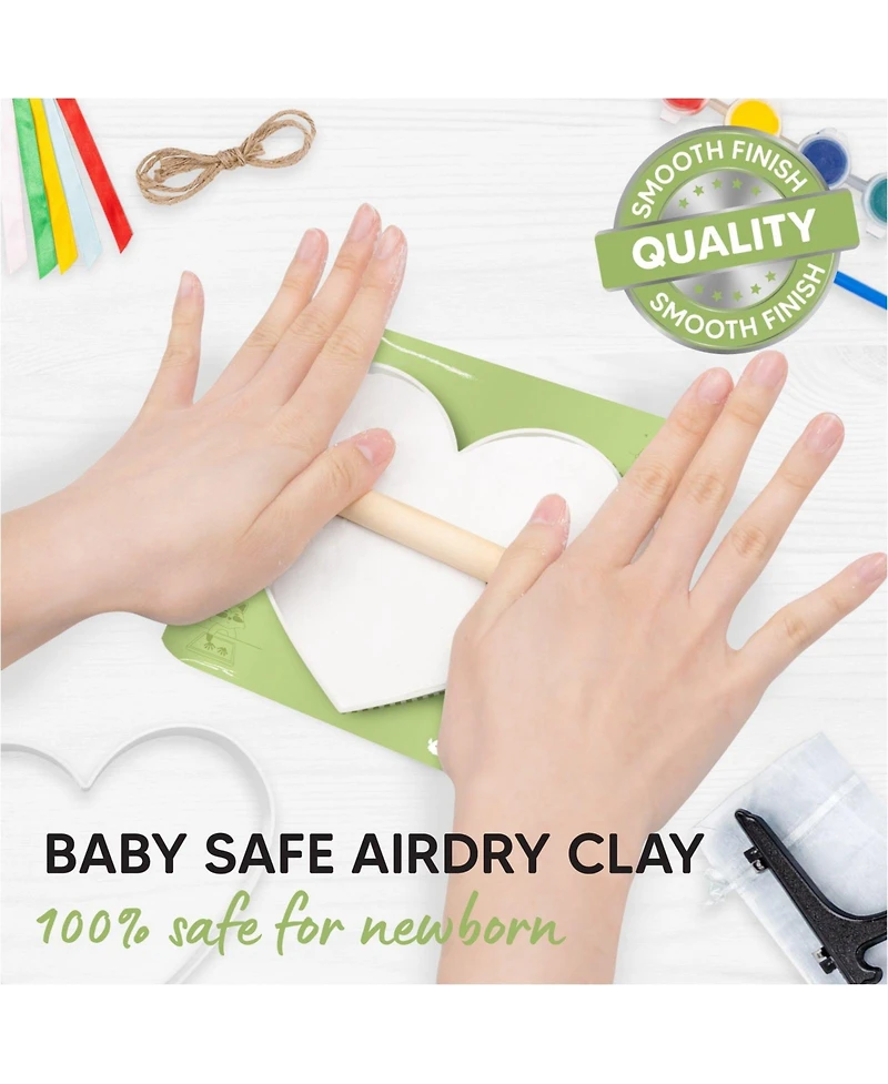KeaBabies Adore Baby Hand and Footprint Kit, Dog Paw Print Kit, Baby Handprint Ornament Kit for Newborn, Babies, Boys, Girls