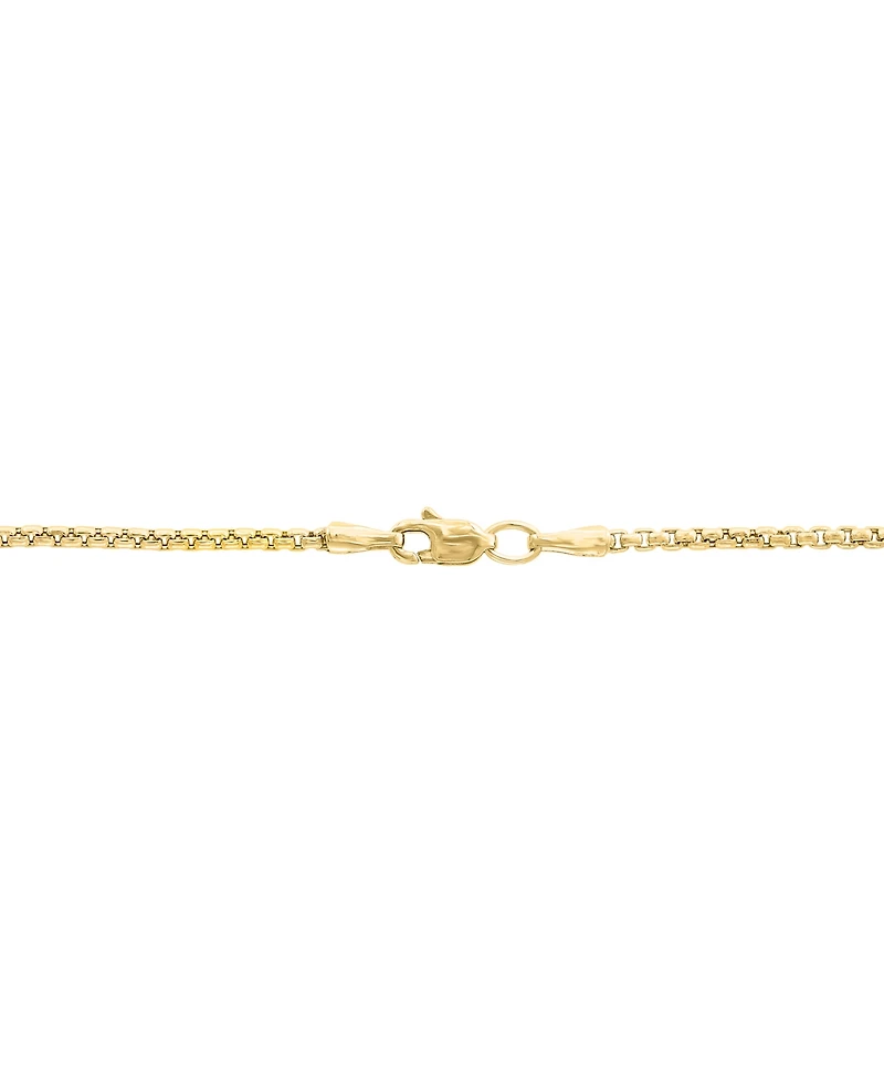 Effy Men's Onyx Dog Tag 22" Pendant Necklace in 14k Gold-Plated Sterling Silver
