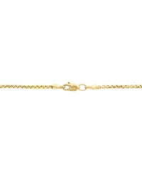 Effy Men's Onyx Dog Tag 22" Pendant Necklace in 14k Gold-Plated Sterling Silver