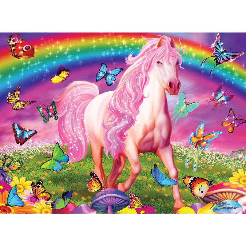 Masterpieces Glow in the Dark - Rainbow World 60 Piece Jigsaw Puzzle