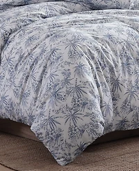 Tommy Bahama Home Pen And Ink Cotton 3 Piece Duvet Cover Set