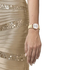 Tissot Women's Swiss Automatic Chemin des Tourelles Powermatic 80 Leather Strap Watch 34mm