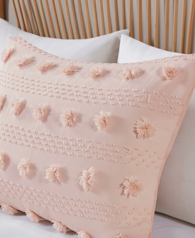 Intelligent Design Lucy Clip Jacquard 3-Piece Comforter Set