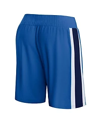 Men's Fanatics Blue Dallas Mavericks Referee Iconic Mesh Shorts
