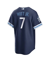 Men's Nike Bobby Witt Jr. Navy Kansas City Royals City Connect Replica Player Jersey
