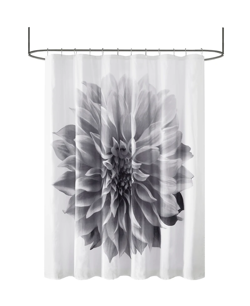 Madison Park Norah Cotton Percale Shower Curtain, 72" x