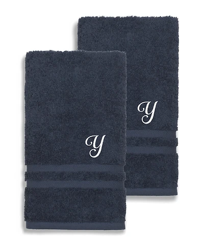 Linum Home Turkish Cotton Personalized Denzi Hand Towel Set