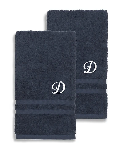 Linum Home Turkish Cotton Personalized Denzi Hand Towel Set