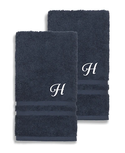 Linum Home Turkish Cotton Personalized Denzi Hand Towel Set