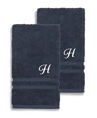 Linum Home Turkish Cotton Personalized Denzi Hand Towel Set