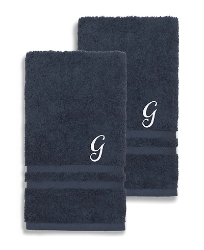 Linum Home Turkish Cotton Personalized Denzi Hand Towel Set