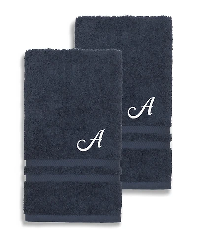 Linum Home Turkish Cotton Personalized Denzi Hand Towel Set