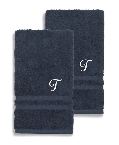 Linum Home Turkish Cotton Personalized Denzi Hand Towel Set