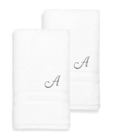 Linum Home Turkish Cotton Personalized Denzi Hand Towel Set, 30" x 16"