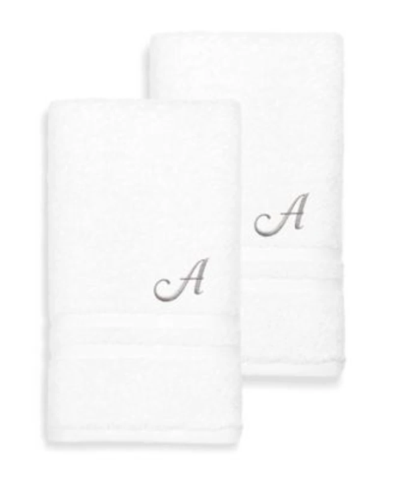 Linum Home Turkish Cotton Personalized Denzi Bath Towel Sets