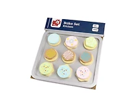 L&F Bake Set Kitchen with 19-Pieces Included, Made for Toddlers 3-Years+ | 9 Cookies, 9 Frostings, 1 Bake Sheet | Perfect Development Baking Toy for B