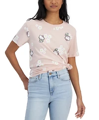 Love Tribe Juniors' Hello Kitty Crewneck T-Shirt
