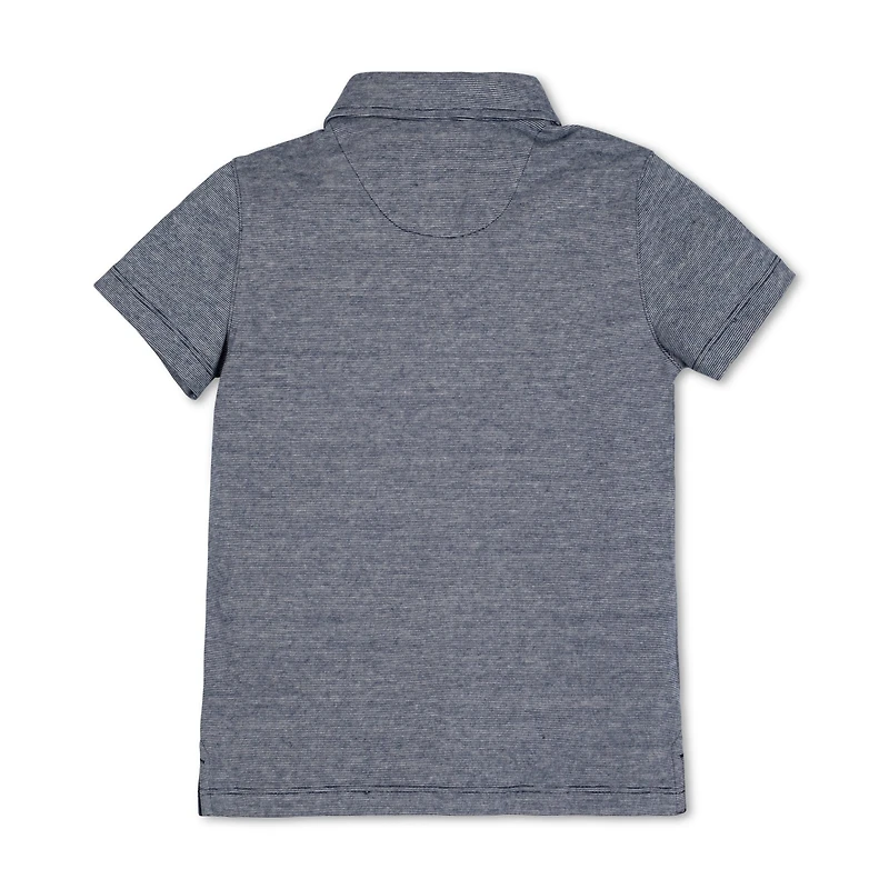 Hope & Henry Baby Boys Organic Cotton Short Sleeve Classic Knit Polo
