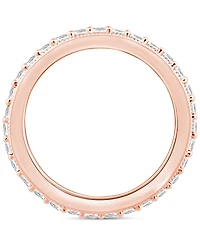 Diamond Beaded Edge Eternity Band (7/8 ct. t.w.) 14k Gold