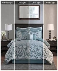 Madison Park Odette Jacquard 8-Pc. Comforter Set, California King