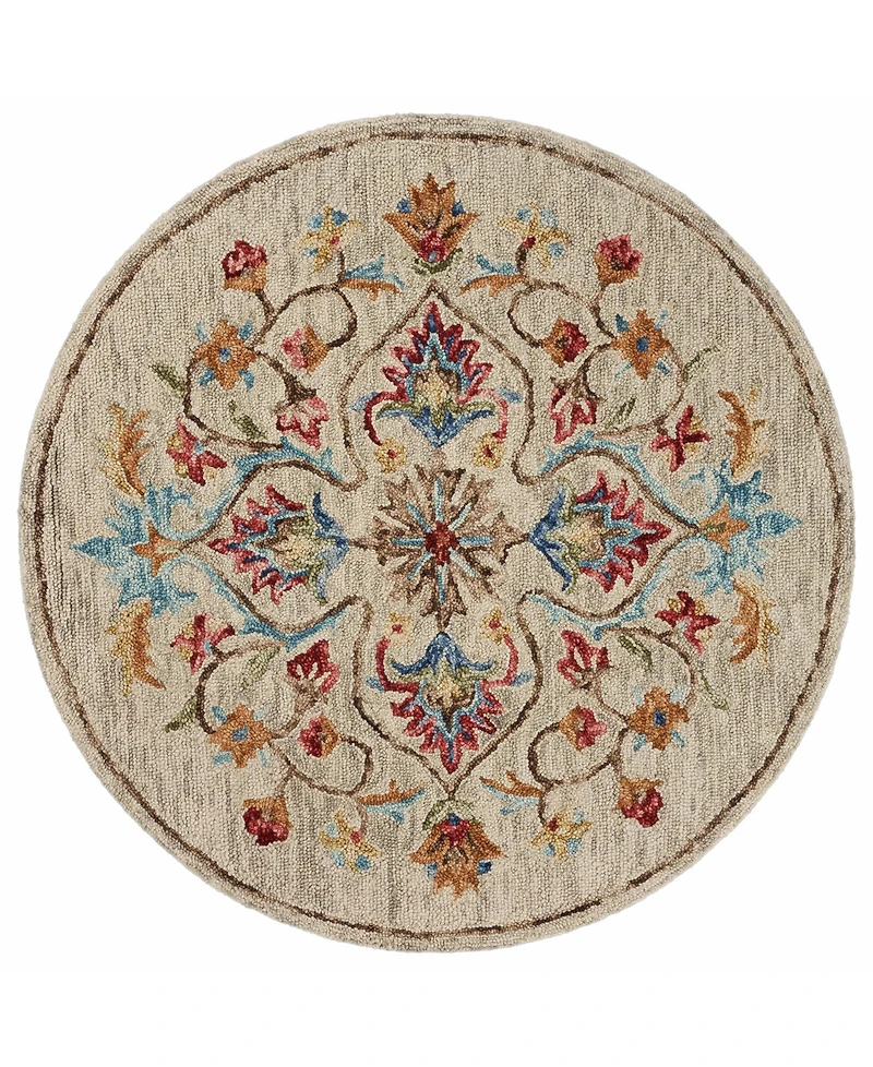 Lr Home Sweet Sinuo-102 6' x 6' Round Area Rug
