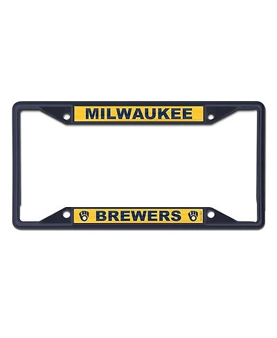 Wincraft Milwaukee Brewers Chrome Color License Plate Frame