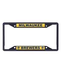 Wincraft Milwaukee Brewers Chrome Color License Plate Frame