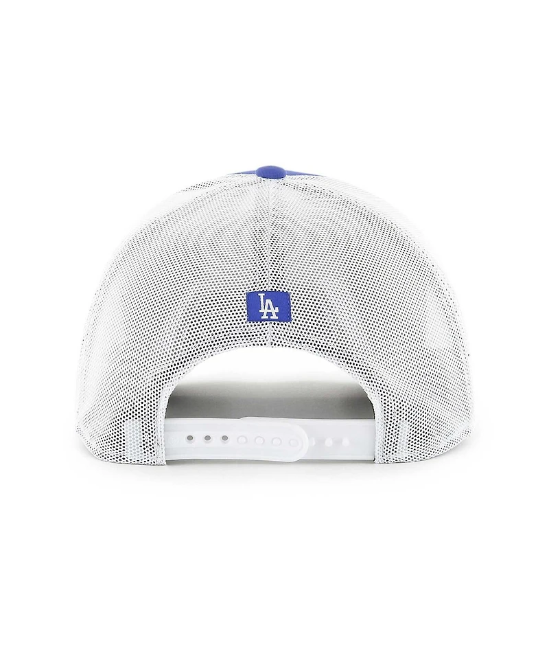 Men's '47 Brand Royal, White Los Angeles Dodgers Burgess Trucker Snapback Hat