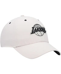 Men's '47 Brand Cream Los Angeles Lakers Lunar Clean Up Adjustable Hat