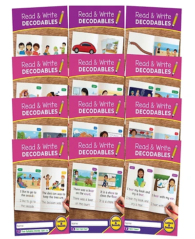 Junior Learning Read Write Decodables Set B