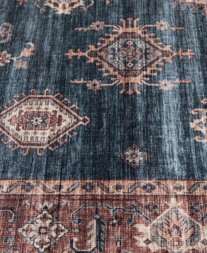 Mink Home Velvet Touch Washable Raq-001 5' x 7' Area Rug