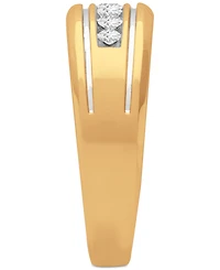 Men's Diamond Channel-Set Band (1/3 ct. t.w.) 10k Gold