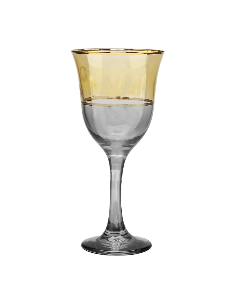 Gold Water Glasses, Set of 6