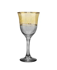 Gold Water Glasses, Set of 6