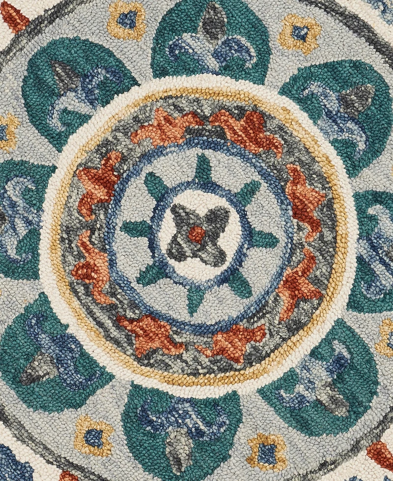 Lr Home Sweet Sinuo-109 4' x 4' Round Area Rug
