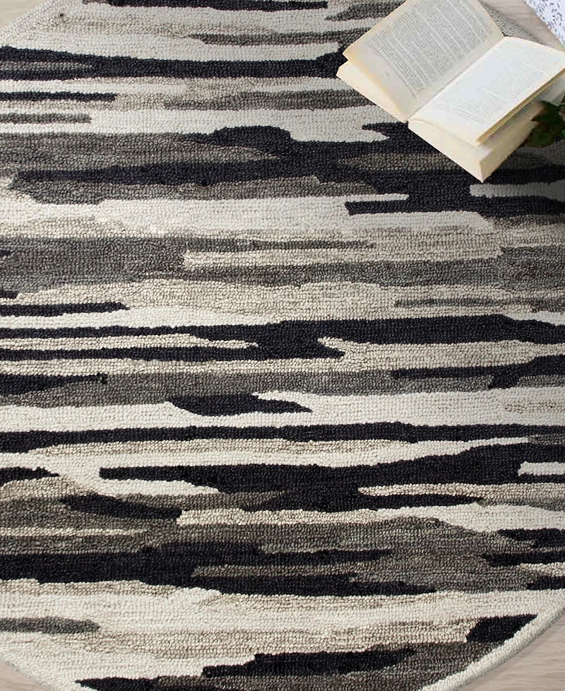 Closeout! Lr Home Sweet SINUO54122 4' x 4' Round Area Rug