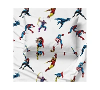 Saturday Park Marvel Invincible 100% Organic Cotton Full Sheet Set