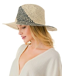 Marcus Adler Color Detail with Straw Panama Hat