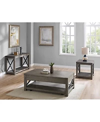 Steve Silver Dexter 24" Square Wooden End Table