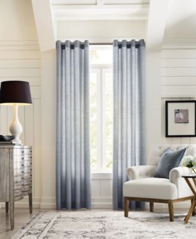Sunbrella Marx Light Filtering Grommet Single Curtain Panel Collection