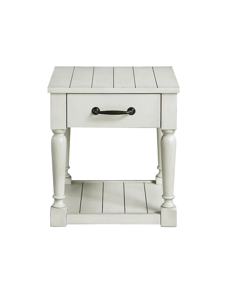 Steve Silver Hemingway 24" Wooden Farmhouse End Table