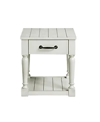 Steve Silver Hemingway 24" Wooden Farmhouse End Table