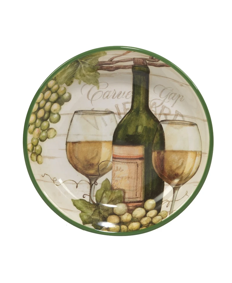 Certified International Meadow Brook Vineyard Set of 4 Soup/Pasta Bowl 9"