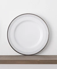 Noritake Silver Colonnade 4 Piece Salad Plate Set, Service for 4