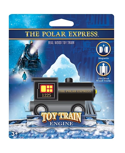 Masterpieces Polar Express Wooden Toy Train Engine For Kids