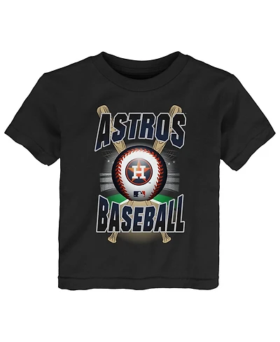 Toddler Boys and Girls Black Houston Astros Special Event T-shirt
