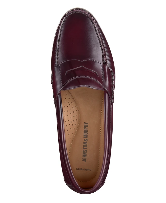 Johnston Murphy Men's Hayes Penny Slip-On Loafers Connecticut