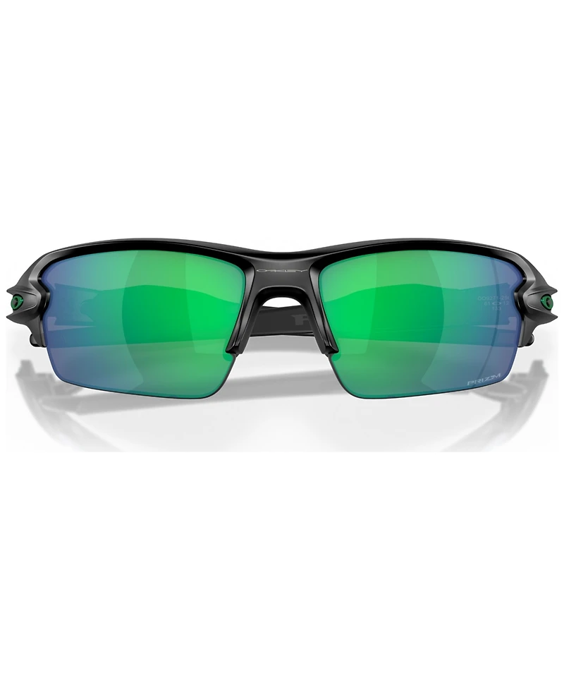 Oakley Men's Polarized Low Bridge Fit Sunglasses, OO9271 Flak 2.0 61