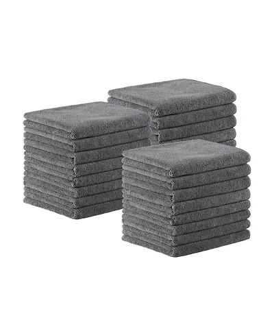 Microfiber Bleach-Safe Salon Towels (Pack of 24), 16x27, Solid Color, Absorbent Hair Drying Towel, Perfect for Salon and Spa