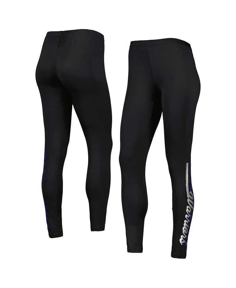 Women's G-iii 4Her by Carl Banks Black Golden State Warriors Jump Shot Leggings